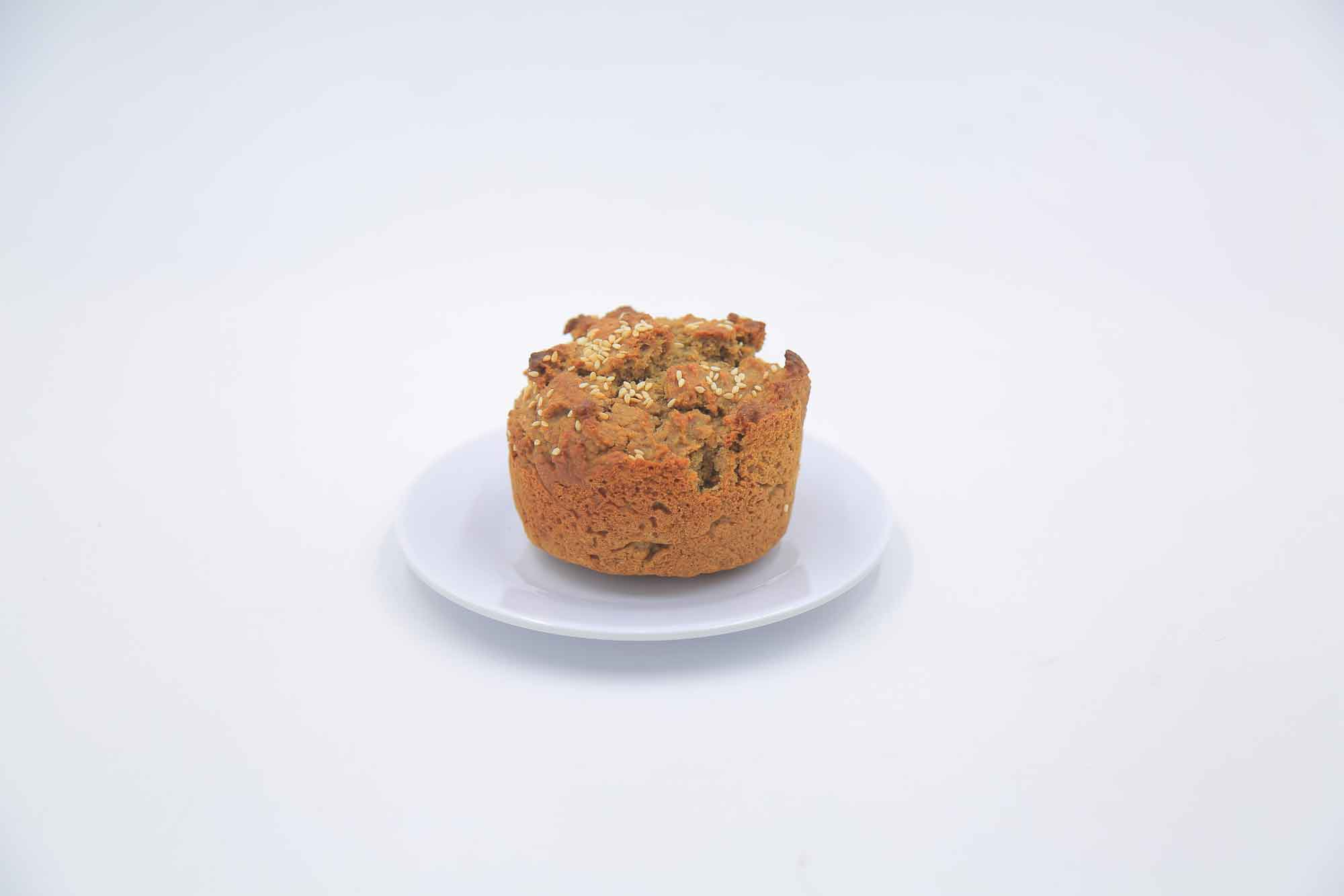 كب كيك اللوز مع الشوفان