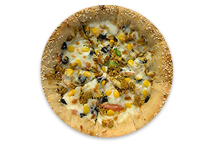 بيتزا الدجاج المحشية وسط