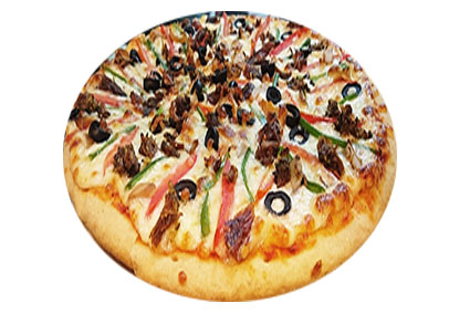 ميكس بيتزا بالدجاج وسط