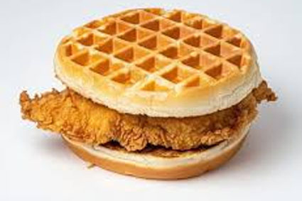 وافل ساندويتش دجاج