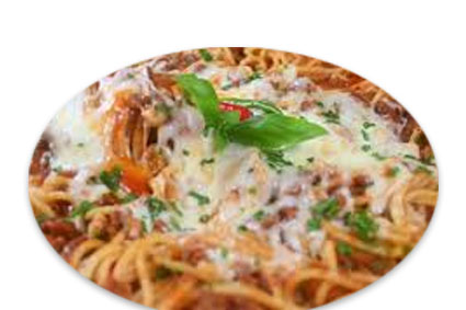 معكرونة إسباغيتي بدقة اللحم