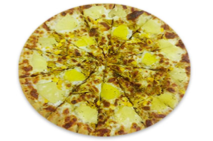 بيتزا الأناناس دجاج كبير