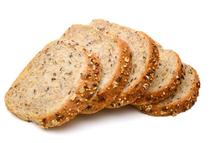 خبز الشوفان مع البر الأسمر