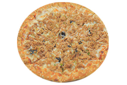 بيتزا التونة وسط