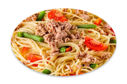 معكرونة إسباغيتي بالتونة