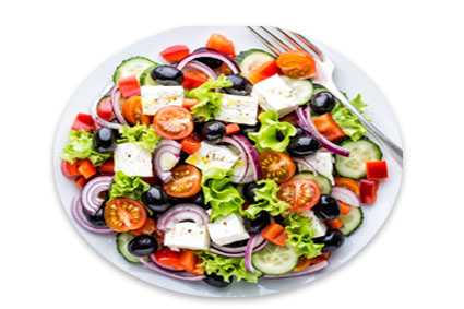 السلطة اليونانية بالجبنة