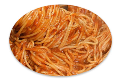 معكرونة إسباغيتي بالصوص